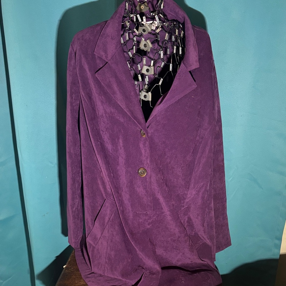 TravelSmith Rich Purple Women's Blazer